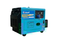 مولد كهرباء 6500 كاتم مع مكينة لحام 180 امبير