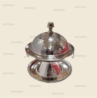 تمرية استيل فضي مقاس 16سم