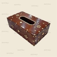 منديل خشب تطريز عادي