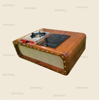 منقل خشب عين غاز وعين كهرباء مقاس 60*90 سم