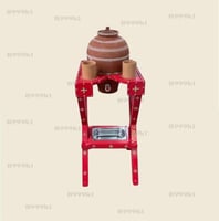 زير فخار تركي معا قاعده خشب مقاوم للماء