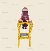 زير فخار خيش بحريتي مع قاعده وكاسات