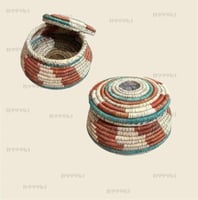 حافظة خبز خوص ر3 نقشات مختلفه