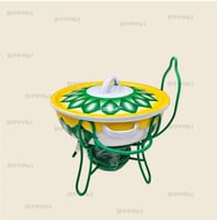 باديه غضار مع سخان 3لتر اخضر