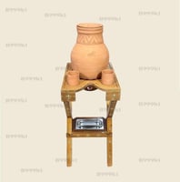 زبر فخار المدينه الاصلي درجه اولى مع قاعده وكاسات