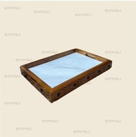 طوفريه خشب حفر تراثي مقاس 35*50 سم