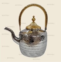 الابريق النادر استيل غطا ذهبي