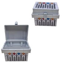 صندوق حديد تراثي الوان مقاس 10*12*8سم