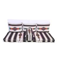 طقم جلسه اسفنج قماش يدوي مقاس 200 سم