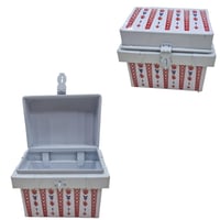 صندوق حديد تراثي الوان مقاس 10*12*8سم