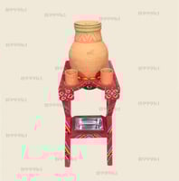 زبر فخار المدينه الاصلي درجه اولى مع قاعده وكاسات