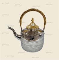 الابريق النادر استيل غطا ذهبي رقم 2