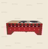 منقل خشب حفر عينين كهرباء مقاس 75*45*25