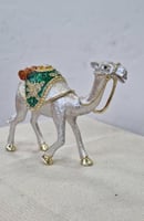 جمل نحاس لون فضي مقاس عرض 20سم ارتفاع 14 سم