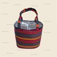 سلة تراثية غطاء شفاف