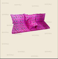 A pink shawl