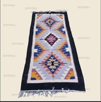 مده صوف يدوي فاخر مقاس 100*200 سم