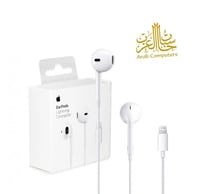 سماعة ايفون سلك أصلية منفذ lightning ماركة ابل - ض...