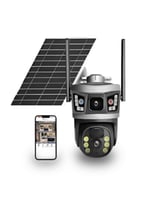 كاميرا مراقبه بالطاقه الشمسيه 5G wi-fi 8 MP ULTRAH...