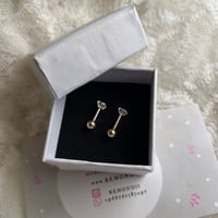 حلق طبي ستيل نجمة 16g