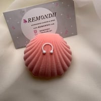 horseshoe أكرليك بيرسنق طبي 16g