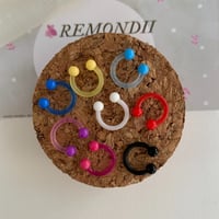 horseshoe 17g أكريلك مرن بيرسنق