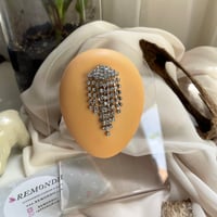 حلق سرة كرستال فضي