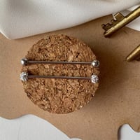 أندستريال بار فضي 14g طبي