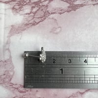 حلق ستيل طبي كرستال حوت