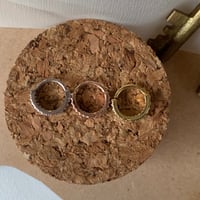 حلق دبل كرستال ستيل 20g