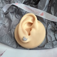 حلق ستيل طبي كرستال حوت