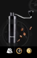 مطحنة او طاحونة قهوة يدوية ترس مصنوع من ستانلس ستي...