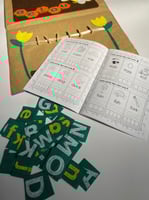 الحقيبة التعليمية القماشية - الحروف الإنجليزية