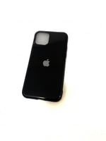 كفر ايفون أسود شبيه الزجاج