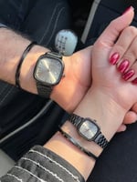 كاسيو LTP كبلز اسود - فضي