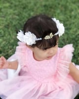 طوق ورد للاطفال أنيق