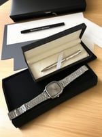 طقم رجالي ساعه وقلم كارتير بالاسم