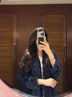 عبايه مخمل + تطريز يدوي