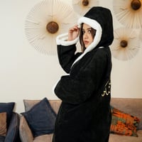 فروة نسائي شتوي اسود