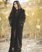 فروة نسائيه مطرزه بالاسم