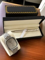 طقم رجالي ساعه وقلم كارتير بالاسم