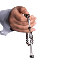 مسبحة فضه أنيقة بالاسم