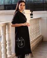 سكارف شتوي اسود