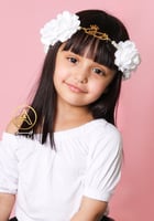 طوق ورد أطفال بالاسم