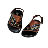 نعال شرقي اطفال اسود وبني