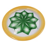 تبسي ميلامين نقشة غضار صحن