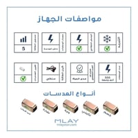 جهاز ليزر منزلي ملاي T14 بـ 4 عدسات – إصدار متقدم...