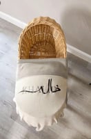 بطانيه وجهين رمادي وبيج