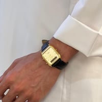 كاسيو ڤنتج ذهبي سوار (جلد) +(حديد)