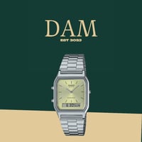 ساعة كاسيو ڤنتج ( أخضر )